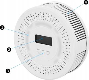Czujnik gazu tlenku węgla i dymu 2w1 13