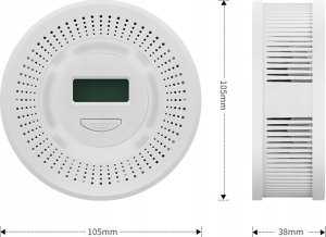 Czujnik gazu tlenku węgla i dymu 2w1 7