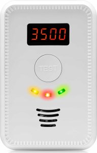 czujnik detektor gazu ziemnego metanu i co tlenku węgla czadu, alarm 85 db 11