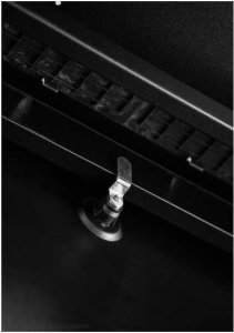 Szafa Digitus Szafa sieciowa stojąca Hyper Pro 19" 42U rack 800x1000, drzwi przód perforacja, czarny, 1000kg 3