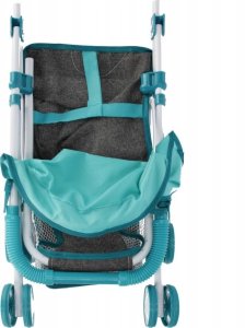 Euro Trade Wózek dla lalek spacerowy metalowy szary Mega Creative 536567 3