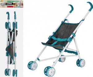 Euro Trade Wózek dla lalek parasolka metalowy szary Mega Creative 536566 5