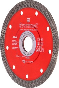 DRAUMET tarcza diamentowa X-TYPE 125x22,23x1,2mm one size 1