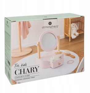Atmosphera Lusterko kosmetyczne dla dziecka różowe, 22 x 17,5 x 28 cm 6