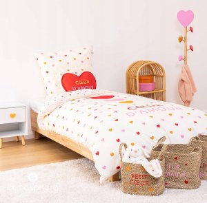Atmosphera Wieszak stojący dla dzieci LOVE, haczyki serduszka, 135 cm 5