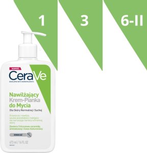 CERAVE_Nawilżający krem-pianka do mycia dla skóry normalnej i suchej 473ml 3