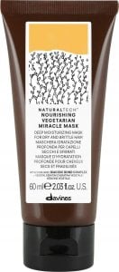 DAVINES_Nourishing Vegetarian Miracle Mask maska nawilżająca do suchych łamliwych włosów 60ml 1