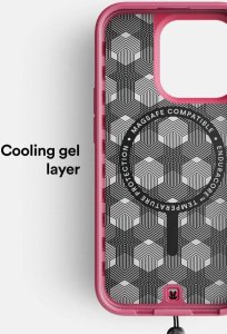 BodyGuardz Bodyguardz Paradigm Pro, iPhone 15 Pro 2023, MagSafe Comp., Lanyard, Crimson standard 2