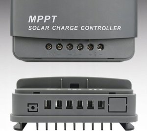 Ładowarka solarna Qoltec Solarny regulator ładowania MPPT z czujnikiem temperatury  20A | 12V / 24V | LCD | 2 x USB 5