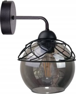 Kinkiet Keter Lighting Kinkiet 1xE27 MERA BLACK 1