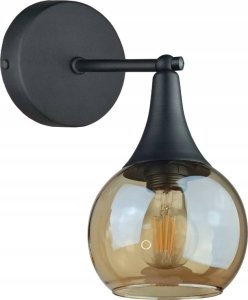 Kinkiet Keter Lighting Kinkiet 1xE27 STAR HONEY BLACK 1