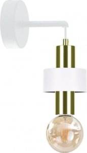 Kinkiet Keter Lighting Kinkiet 1xE27 UNICA WHITE/GOLD 1