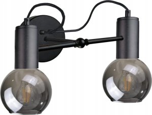 Kinkiet Keter Lighting Kinkiet 2xE27 LIV BLACK 1