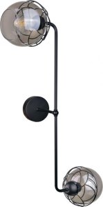 Kinkiet Keter Lighting Kinkiet 2xE27 MERA BLACK 1