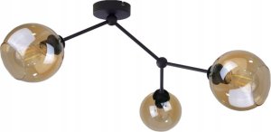 Lampa sufitowa Keter Lighting Lampa sufitowa 3xE27 ACRO BLACK/HONEY 1