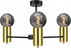 Lampa sufitowa Keter Lighting Lampa sufitowa 3xE27 ARDE BLACK/GOLD 1