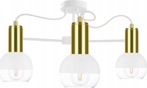 Lampa sufitowa Keter Lighting Lampa sufitowa 3xE27 ARNE WHITE/GOLD 1