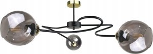 Lampa sufitowa Keter Lighting Lampa sufitowa 3xE27 BLOM BLACK/GOLD 1