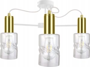 Lampa sufitowa Keter Lighting Lampa sufitowa 3xE27 INGER WHITE/GOLD 1