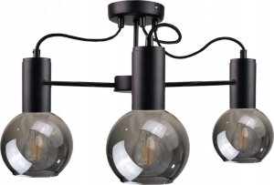 Lampa sufitowa Keter Lighting Lampa sufitowa 3xE27 LIV BLACK 1