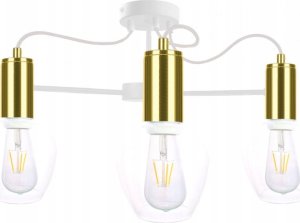 Lampa sufitowa Keter Lighting Lampa sufitowa 3xE27 MAYA WHITE/GOLD 1