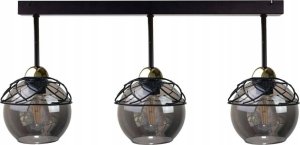 Lampa sufitowa Keter Lighting Lampa sufitowa 3xE27 MERA BLACK/GOLD 1