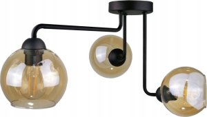 Lampa sufitowa Keter Lighting Lampa sufitowa 3xE27 MONDE BLACK 1