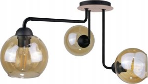 Lampa sufitowa Keter Lighting Lampa sufitowa 3xE27 MONDE WOOD 1