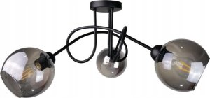 Lampa sufitowa Keter Lighting Lampa sufitowa 3xE27 RING BLACK 1