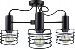 Lampa sufitowa Keter Lighting Lampa sufitowa 3xE27 RUNE BLACK 1