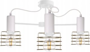 Lampa sufitowa Keter Lighting Lampa sufitowa 3xE27 RUNE WHITE/GOLD 1