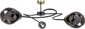 Lampa sufitowa Keter Lighting Lampa sufitowa 3xE27 ZAHRA BLACK/GOLD 1