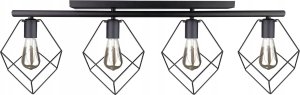 Lampa sufitowa Keter Lighting Lampa sufitowa 4xE27 ARNICA BLACK 1