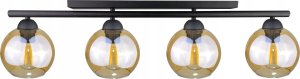 Lampa sufitowa Keter Lighting Lampa sufitowa 4xE27 AMARUS BLACK 1