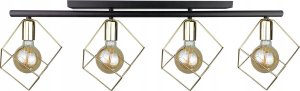 Lampa sufitowa Keter Lighting Lampa sufitowa 4xE27 ARNICA BLACK/GOLD 1