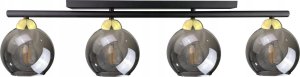 Lampa sufitowa Keter Lighting Lampa sufitowa 4xE27 MINOR BLACK/GOLD 1