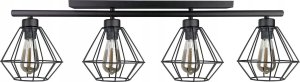 Lampa sufitowa Keter Lighting Lampa sufitowa 4xE27 FEBRIS BLACK 1