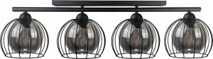 Lampa sufitowa Keter Lighting Lampa sufitowa 4xE27 STIGMA BLACK 1