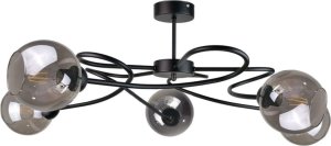 Lampa sufitowa Keter Lighting Lampa sufitowa 5xE27 BLOM BLACK 1