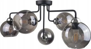 Lampa sufitowa Keter Lighting Lampa sufitowa 5xE27 COSMO BLACK/GOLD 1