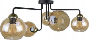 Lampa sufitowa Keter Lighting Lampa sufitowa 5xE27 MONDE GOLD 1