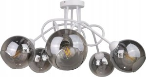 Lampa sufitowa Keter Lighting Lampa sufitowa 5xE27 RING WHITE 1