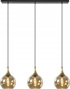 Lampa wisząca Keter Lighting Lampa wisząca 3xE27 CALLISTO BLACK/GOLD 1