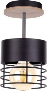 Lampa sufitowa Keter Lighting Lampa sufitowa 1xE27 CASA BLACK WOOD 1