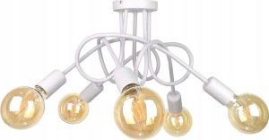 Lampa sufitowa Keter Lighting Lampa sufitowa 5xE27 RUMBA WHITE 1