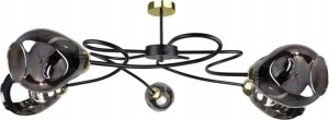 Lampa sufitowa Keter Lighting Lampa sufitowa 5xE27 ZAHRA BLACK/GOLD 1