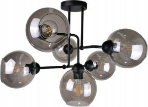 Lampa sufitowa Keter Lighting Lampa sufitowa 6xE27 COSMO BLACK/GOLD 1