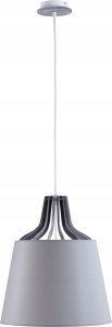 Lampa wisząca Keter Lighting Lampa wisząca 1xE27 LUCIO GREY 730 1