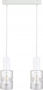 Lampa wisząca Keter Lighting Lampa wisząca 2xE27 CROSS WHITE 1