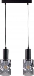 Lampa wisząca Keter Lighting Lampa wisząca 2xE27 CROSS BLACK 1